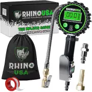 Digital Tire Inflator with Pressure Gauge (0-200 PSI) - ANSI B40.7 Accurate, Lar
