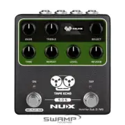 NUX NDD7 Verdugo Series Tape Echo Effects Pedal OLED Screen Stereo Output 7 Pots
