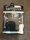 BNWT Ambra Man Compression Vest Tank Men Gynecomastia Shirt Chest Shaper RRP$39