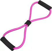 Yoga Gym Fitn 8-Shape Pulling Rope Exercise Resistance Band Chest Expander Muscle Training Tubing Stretching Pull Rope Pink
