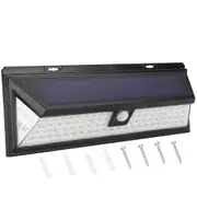 54 90 118 LED Solar Motion Sensor Light Outdoor Garden Security Lamp Floodlight