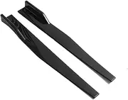 Universal Side Skirts Tuning Car Accessories Universal 86cm Side Skirt Extension Plate Bumper Car Retrofit Bumper Cars Accessory(Bright Black)