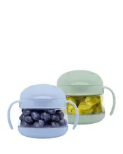 Ubbi Tweat Snack Containers, 2 Piece Set