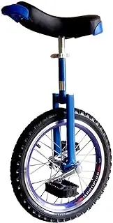 Unicycle-Double-Layer Aluminum Alloy Color Wheel Unicycle Leak Proof Butyl Tire Wheel Cycling Outdoor Sports Fitness Exercise Health (Color : Yellow, Size : 16Inch) Durable TDF