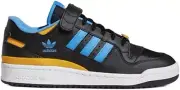 Size 11.5- adidas Originals Men’S Forum Low, Core Black/Pulse Blue/Gold.