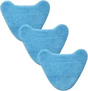 3 Pack Reusable Replacement Refills Steam Mop Pads Compatible with Hoover WH01100 WH20200, Microfiber Washable Cleaning Pads Fits for Vax S2 S2C S3 S3S, 12.6×8.7Inch