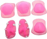 BIUDECO 1 Set Protective Gear Knee Pads Knee Pads Protective Gear Pads for Roller Skating Knee and Elbow Pads Pink Breathable Mesh
