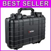 Shockproof Hard Gun Case with Reusable Foam - Compact & TSA Approved 11.65 Inch