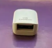 OEM Samsung Micro-USB to USB Adapter White Universal for S5/6/7/EDGE GH96-­9728A