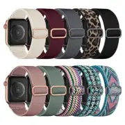 For Apple Watch Band Nylon Elastic Strap Ultra 49mm Series 10 9-1 40/41/44/45mm