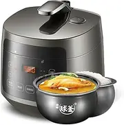 SUPOR 10 in 1 Electric Pressure Cooker, 3L Multi-Functional Programmable Slow Cooker, Rice Cooker, Steamer, Sauté, Yogurt Maker, Warmer, BPA-Free, Stainless Steel (Double inner pot)