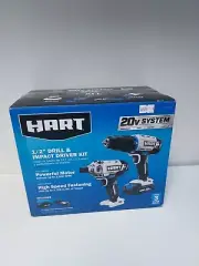 HART 20V SYSTEM 1/2" DRILL & IMPACT DROVER KIT