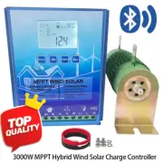 3000W MPPT Hybrid Solar Wind Charge Controller 12V 24V 48V PV Turbine Regulator