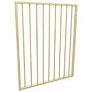 ProtectorAl 975 W x 1200mm H Paperbark Aluminium Square Picket Flat Top Pool Gate
