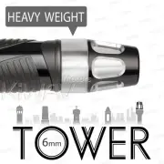Aluminum bar ends Tower silver silver heavy base M6 bolt-on for Vespa GTS GTV GT