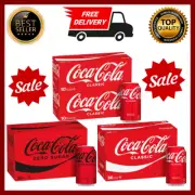 Coca-Cola Classic & Zero Sugar Soft Drink Multipack Cans 20 & 36x375mL