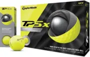 TaylorMade TP5x Golf Balls, Yellow - N7603701 (1 Dozen)