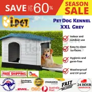 Extra Extra Large Pet Dog Kennel XXL Waterproof UV-Proof Durable Plastic Shelter