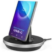 Desktop Charging Stand for USB-C Phone and Tablets, Adjustable Case-Friendly