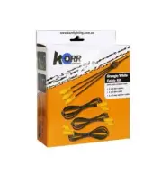 Korr Orange/White Extension Kit Quick-Connect Leads Camping Lighting Accessories