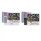 Digital Table Clock LED Wall Clock Snooze Function Temperature Meter Hanging