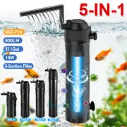 211Gallon Aquarium Filter UV Sterilizer Fish Pond Tank Clean Lamp Clarifier Pump