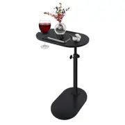 Black Free Standing Bathtub Caddy Tray Sofa Side Table Laptop NightStand Snack Tray
