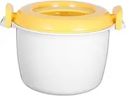 Didiseaon Microwave Rice Cooker Compact Kitchen Steamer for Rice Grains Vegetables Lightweight Portable for Prep Easy to Use Multi Functional Cooking