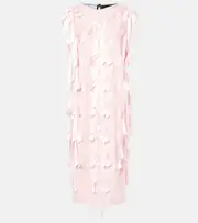 [Prada] Prada Ribbon midi dress AU 8 pink
