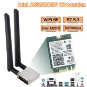 WiFi Go WiFi 6E Intel AX210 WiFi Bluetooth5.3 Card 802.11ax for ASUS motherboard