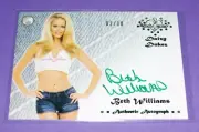 2015 Benchwarmer BETH WILLIAMS Daizy Dukez Green Foil Auto/10 PLAYBOY Playmate