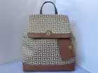 Tommy Hilfiger Logo Brown Beige women's bag Backpack with Wallet 69j7078 $128