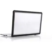 STM Dux, Ultra-Protective case for MacBook Air M1 & Retina 2020/2018 Models- Black