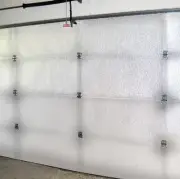 Supershield Reflective White Single Car Garage Door Insulation Foam Core Kit R9