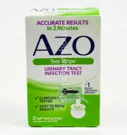 AZO Urinary Tract Infection TEST STRIPS 2 self-testing strips NIB 01/2026