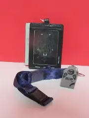Disney Parks Haunted Mansion Foolish Mortal Wallpaper Lanyard ID Holder Badge
