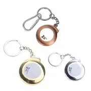 Tape Measure Keychain Steel Tape Retractable Tape Measure Keyring Pull Rule
