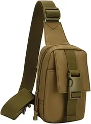 [CTIRCHIU] Multi Function Crossbody Bag for Outdoor Activities Wear Resistant Phone Pouch Lightweight Shoulder Bag for Running Camping and Hiking Convenient