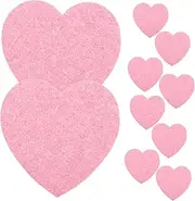 Compressed Heart Sponges Pcs Facial Cleansing for Face Gentle Exfoliating Makeup Remover Travel-friendly Skin-friendly