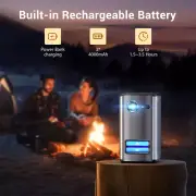 Mini projecteur 4K android DLP cinéma pour les films et les jeux avec batterie