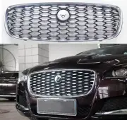 Front Bumper Grill Mesh Vent Grille Silver Fits for Jaguar XF 2016-2019