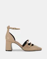 Shelly Shen Mendy/Taupe Womens Heels 08