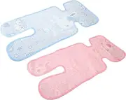 KOCKSHION Summer Sleeping Mat for Boys and Girls Stroller Cooling Pad 2pcs Cool Mat Dining Chair Set