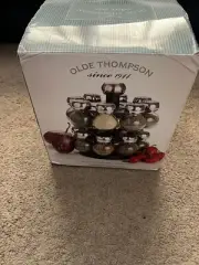 Olde Thompson 16 Jar Filled Orbit Spice Rack