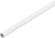 sourcing map 2Pcs 0.24 Inch PVC Rigid Tube Round Pipe 4mm ID 6mm OD 12" High Impact for Water Pipe, Aquarium, Fish Tank, Greenhouse Garden, White