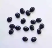 [WHOLESALE] SYNTHETIC BLACK SUNSTONE CABOCHON OVAL SHAPE LOOSE GEMSTONE
