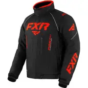 FXR Snowmobile Mens Octane Insulated Jacket - Black/Red
