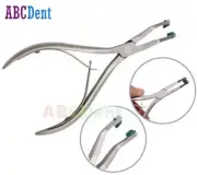 Dental Crown Plier Remover with Green Rubber Tip Temporary Teeth Removal Forceps