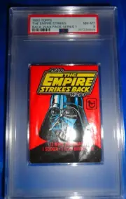 1980 Topps The Empire Strikes Back Series 1 Wax Pack PSA 8 NM-MT