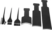 Healeved 6pc Hair Dye Tool Set Hair Coloring Kit Brush Highlighting Board for Salon Home Use